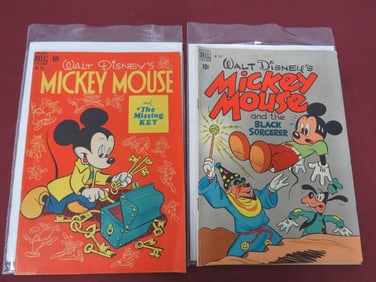 (2) Mickey Mouse Comics #261 - 1950, #248 - 1949