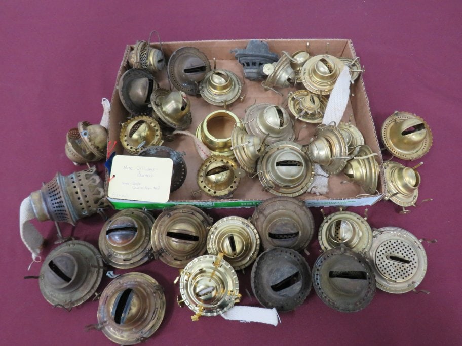 Misc. Oil Lamp Burners Some Eagle Queen Anne #2 (1 of 5)