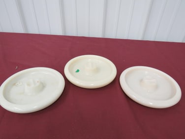 3-Aladdin Alacite Ashtrays
