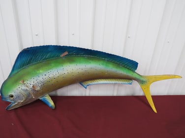 Paper Mache Fish Mahi Mahi Hanging
