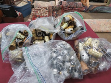 7-Bag Assorted Sockets Used