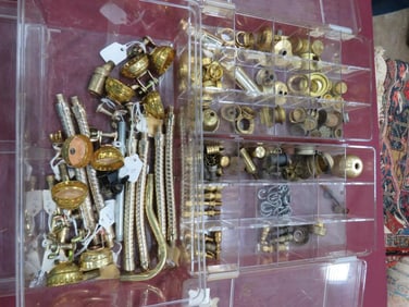 3-Organizers Of Assorted Lamp Accessories