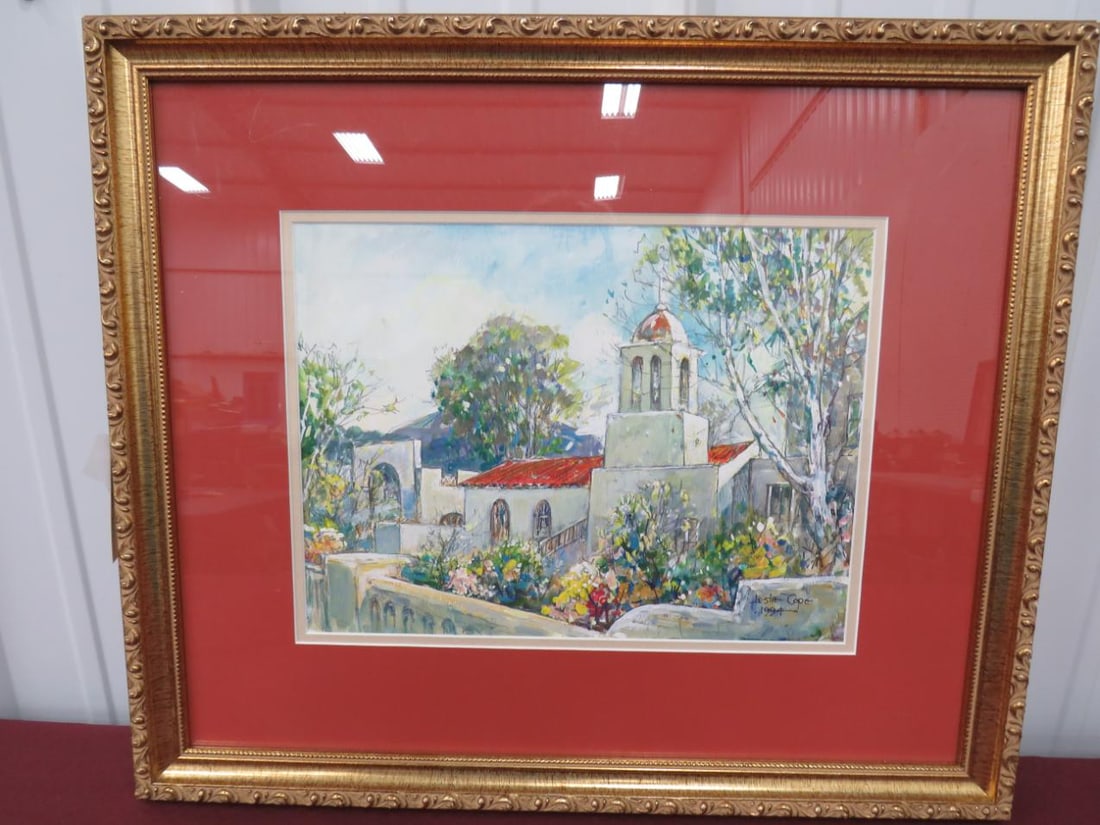 1994 Leslie Cope Picture The Garden Wall: Toquepaque, AZ, 17x20