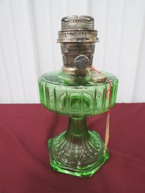 Aladdin Green Corinthian Oil Lamp