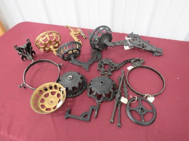 Cast Iron Lamp Holders