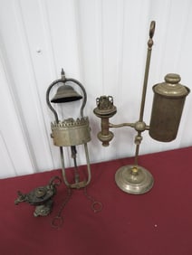 Vintage Coleman Lamp, American Student Lamp, etc