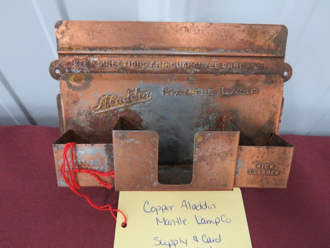 Copper Aladdin Mantle Supply + Card Holder (1 of 2)