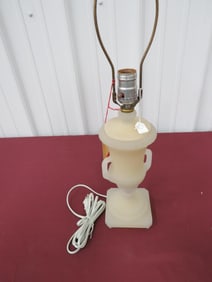 1935 Aladdin Alacite Glass Table Lamp