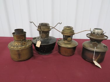 4-Brass Aladdin Lamps