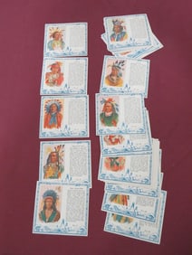 Red Man Tobacco Set Cards
