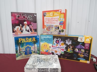 (5) Goldie Blox, In Love, Pasha Doodle Mash Games