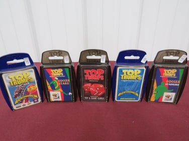 (5) Top Trumps NOS Card Games
