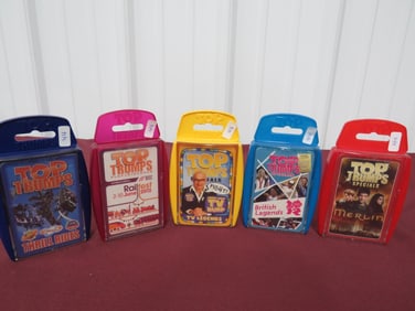 (5) Top Trumps NOS Card Games