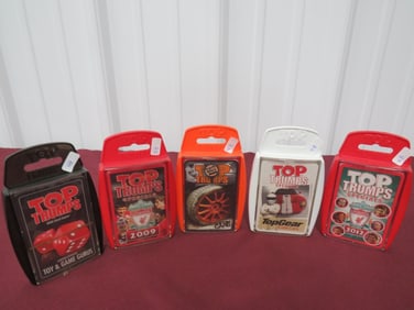 (5) Top Trumps NOS Card Games