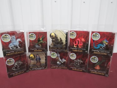 (10) Dragonology Figurines
