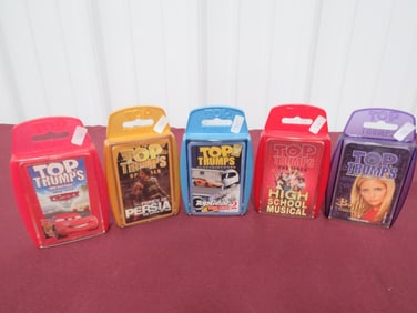 (5) Top Trumps Card Games