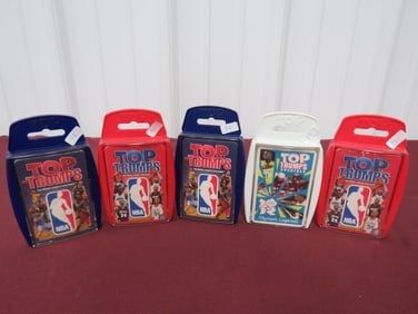 (5) NOS Top Trumps Card Game