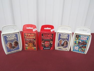 (5) NOS Top Trumps Card Game