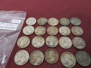 $5.00 FV 90% Quarters