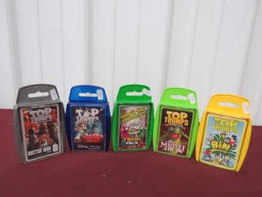 (5) NOS Top Trump Card Games