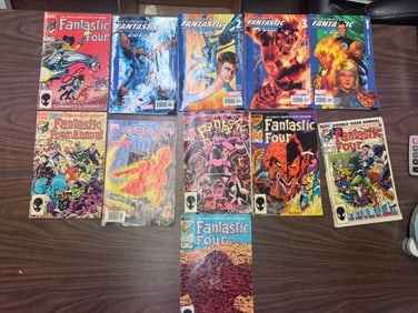(11) Fantastic Four Comics