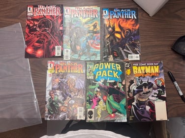 (6) Batman, Power Pack, & Black Panther