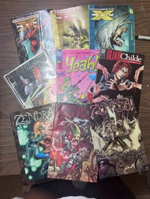 (10) X-Men, Bad Rock, Zendra, etc Comics