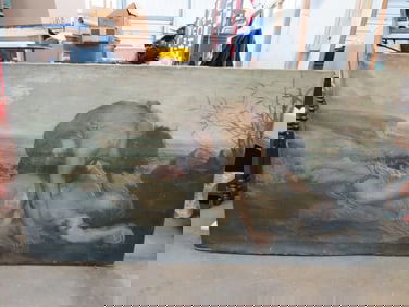 Oil on Canvas 18 Century Nude Picture