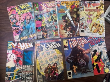 (8) X-Men & New Mutant Comics