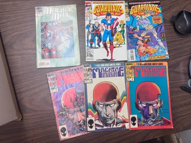 (6) Machine Man & Guardians Comics