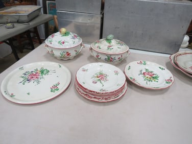 (12) K G Luneville Pieces
