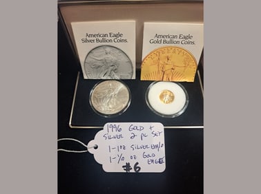 1996 Gold & Silver 2-Piece Set