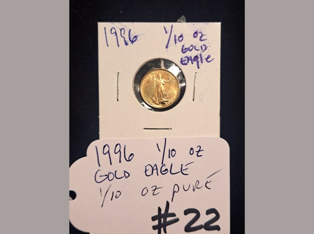 1996 1/10 oz Gold Eagle (1 of 1)
