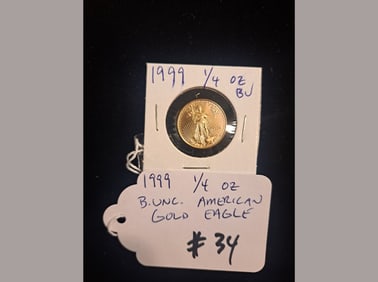1999 1/4 oz Gold Eagle BU