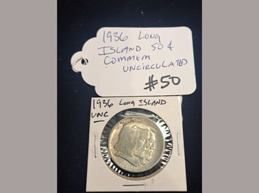 1936 Long Island Commem UNC