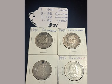 Mixed Date Half Dollar Lot