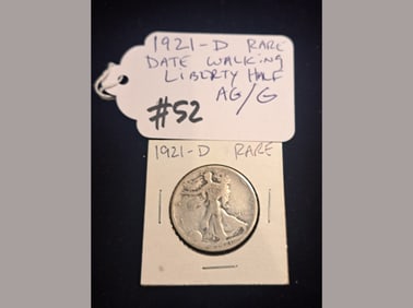 1921-D Walking Liberty AG/G