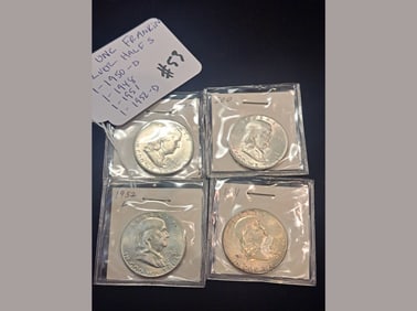 Unc Franklin Half Dollar Lot