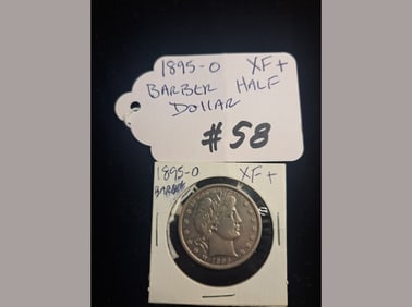 1895-O Barber Half XF+