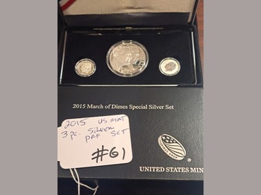 2015 Silver March of Dimes Set