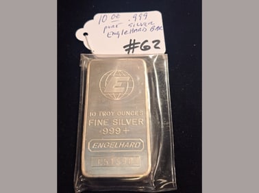 10 oz Engelhard Silver Bar