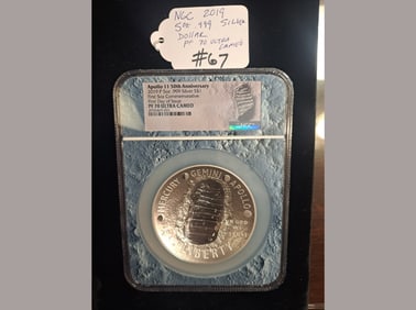 2019 NGC 5 oz Silver PF70