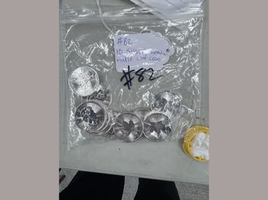 16 Canada Maple Leaf Silver Coins