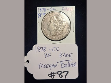 1878-CC Morgan Dollar XF Rare