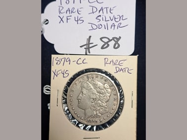 1879-CC Morgan XF45 Rare Date