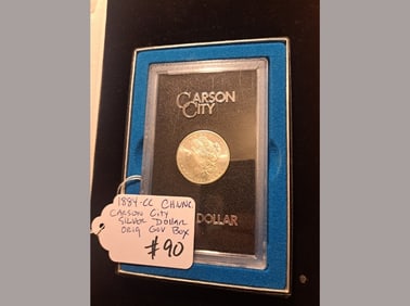 1884-CC Morgan Dollar OGP