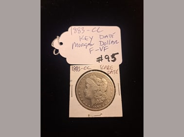 1883-CC Morgan F/VF Key Date