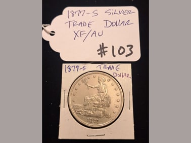 1877-S Trade Dollar XF/AU