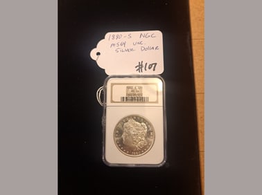 1880-S Morgan NGC MS64