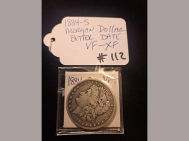 1884-S Morgan Better Date VF/XF